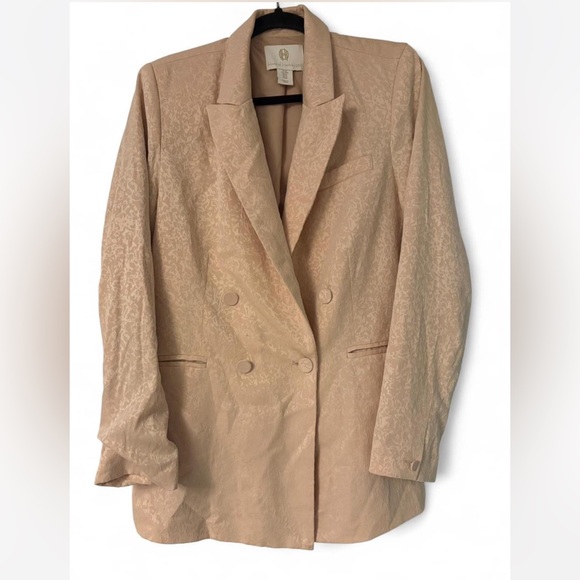 House of Harlow 1960 Textured Tan Blazer - Picture 1 of 3